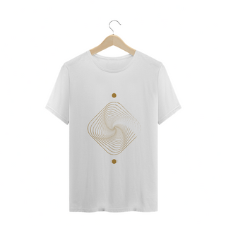 T-Shirt Geométrica Abstrata 