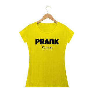 Nome do produtoT-shirt Feminina Branca e Colorida (letra preta) Prank Store