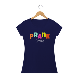 Nome do produtoT-shirt Feminina Preta e Colorida (letra colorida) Prank Store