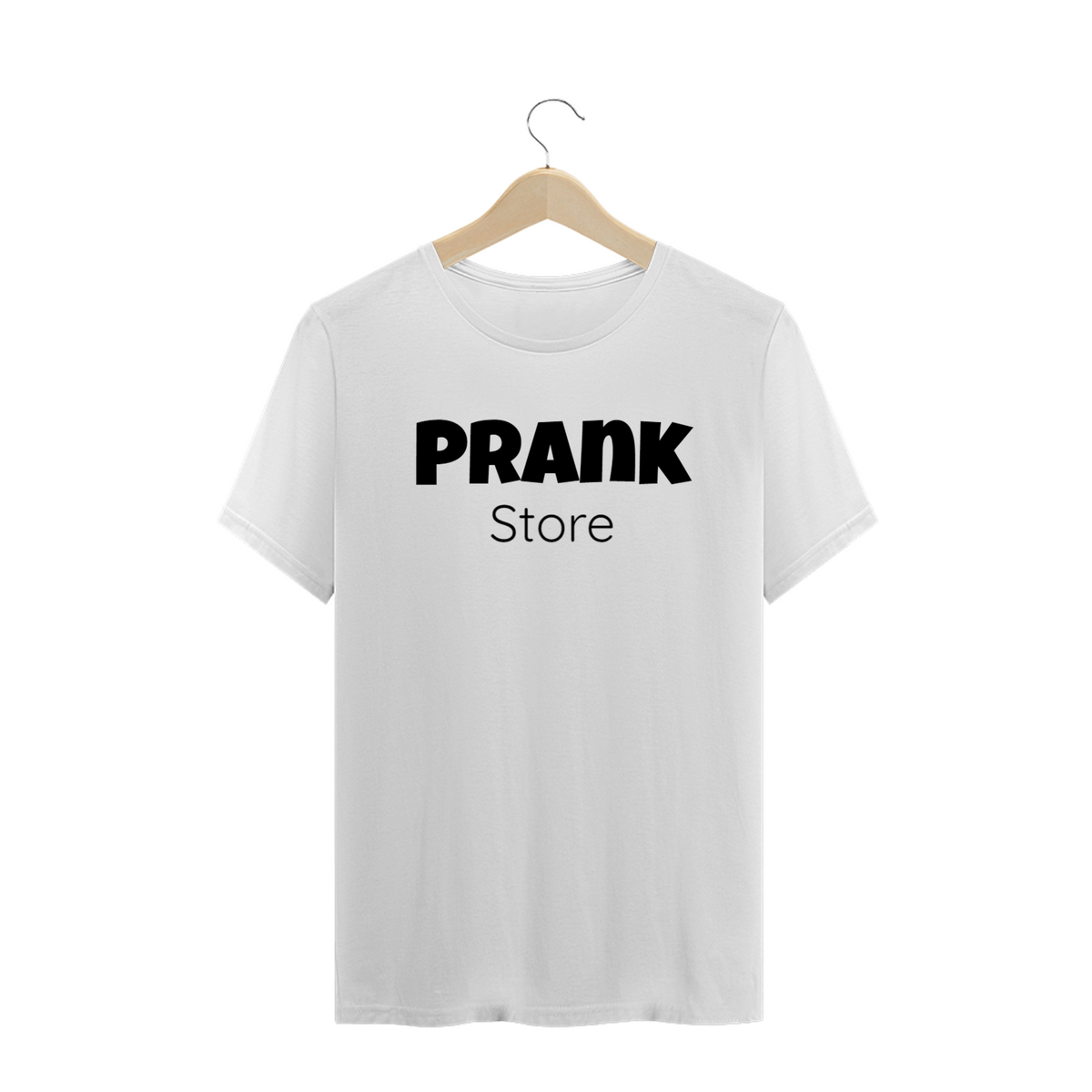 Nome do produto: T-shirt Masculina Branca e Colorida (letra preta) Prank Store