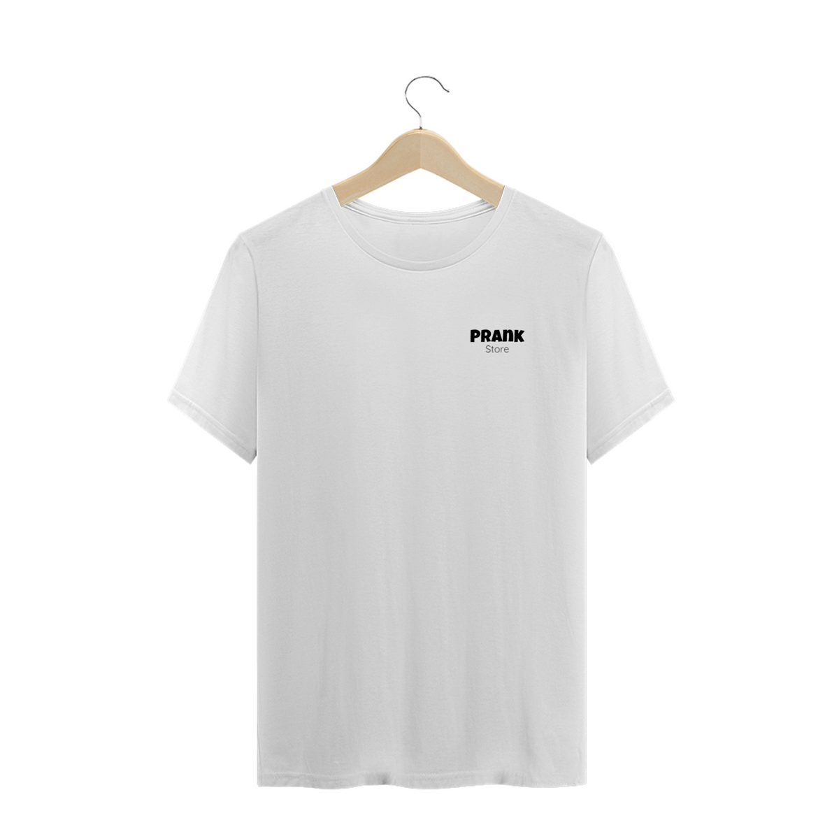 Nome do produto: T-shirt Masculina Branca e Colorida (letra preta) Prank Store
