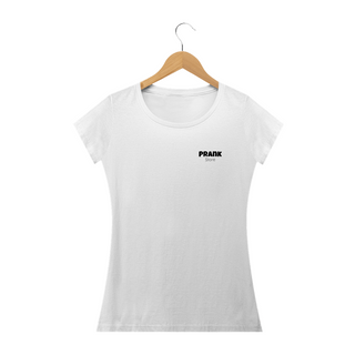 T-shirt Feminina Branca e Colorida (letra preta) Prank Store