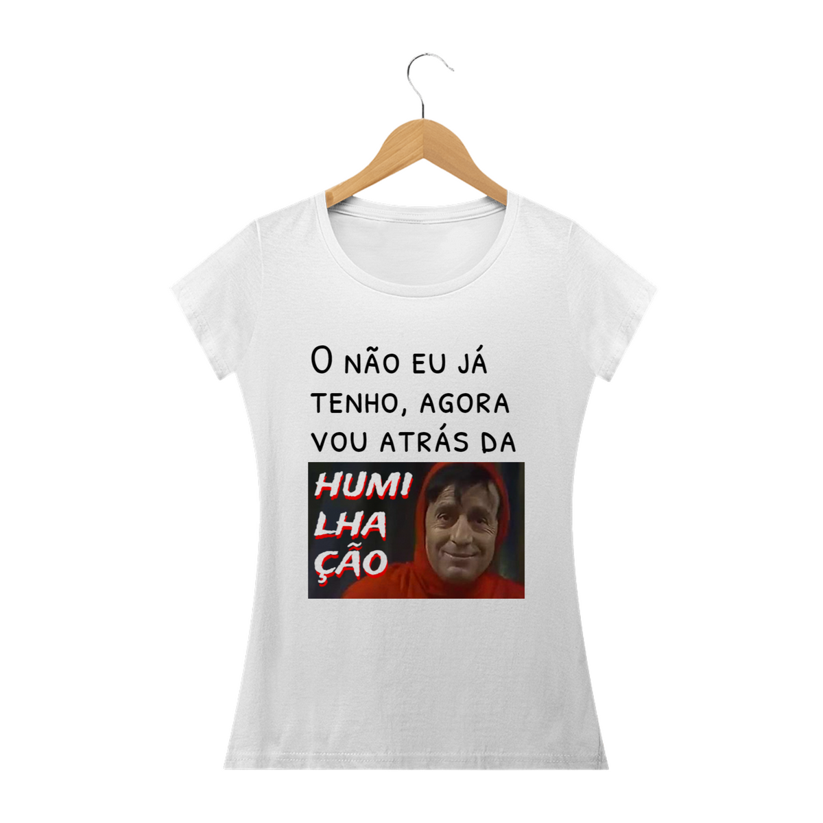 Nome do produto: T-shirt Feminina Branca e colorida (letra preta) \