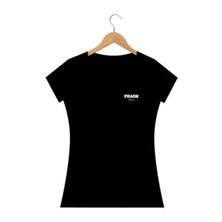 T-shirt Feminina Preta e Colorida (letra branca) Prank Store