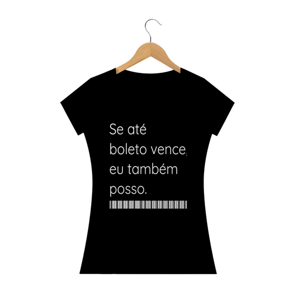 T-shirt Feminina Preta e Colorida (letra branca) 
