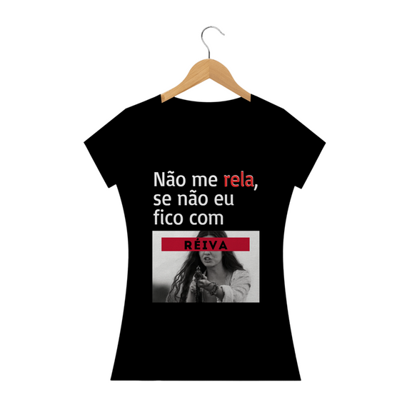 T-shirt Feminina Preta e Colorida (letra branca) 