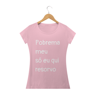 Nome do produtoT-shirt Feminina Preta e Colorida (letra branca) 