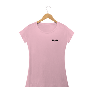 Nome do produtoT-shirt Feminina Branca e Colorida (letra preta) Prank Store