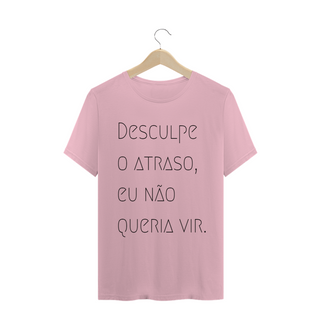 Nome do produtoT-shirt Masculina Branca e colorida (letra preta) 