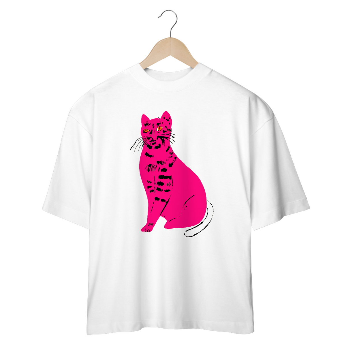 Nome do produto: Andy Warhol Pink Cat Oversized