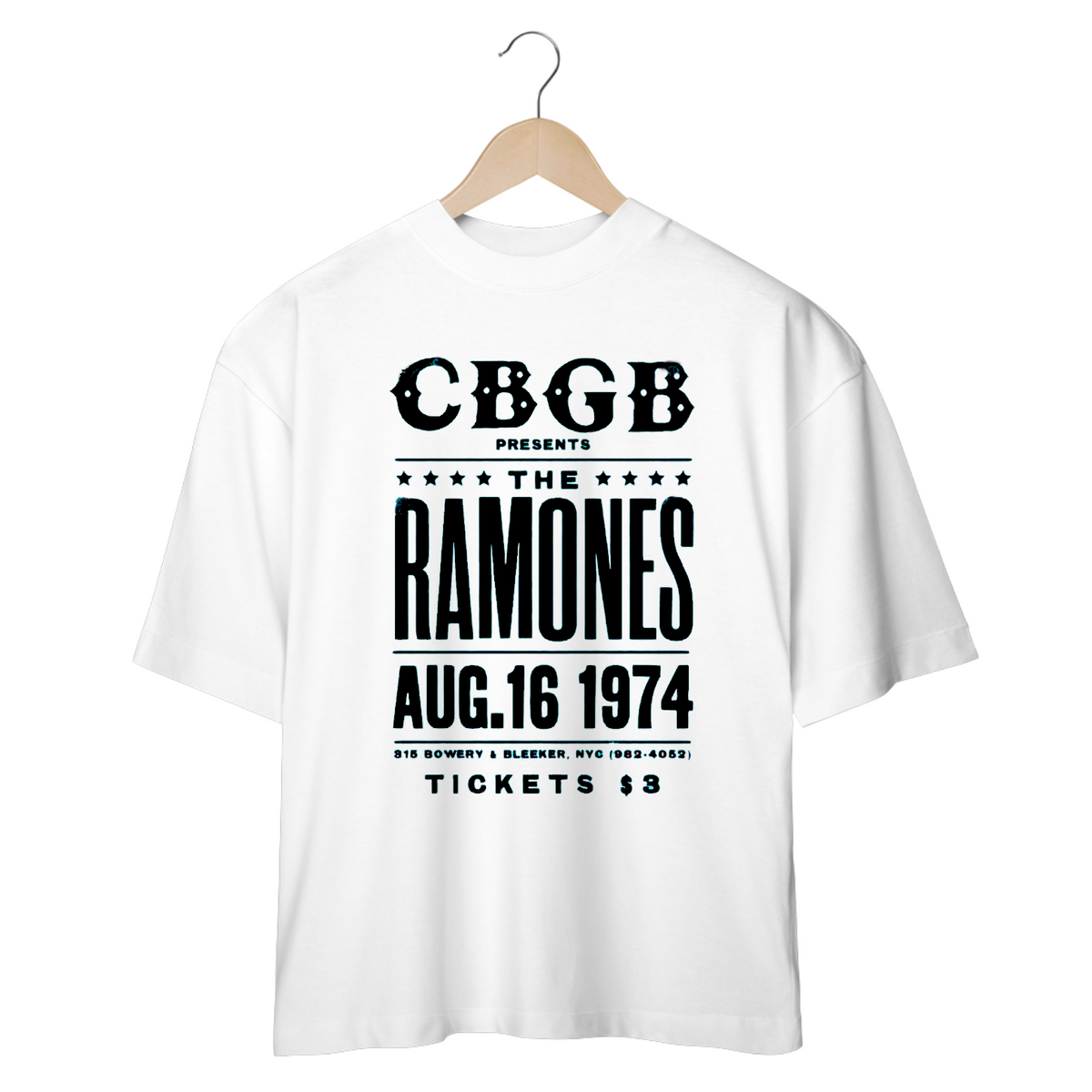Nome do produto: Ramones CBGB Oversized