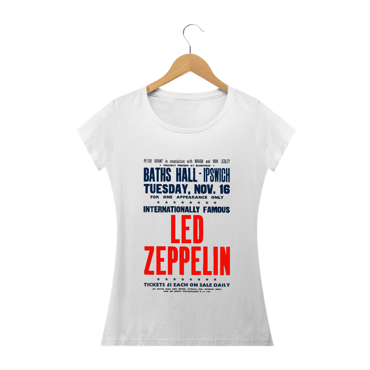 Nome do produto: Baby Look Led Zeppelin Prime