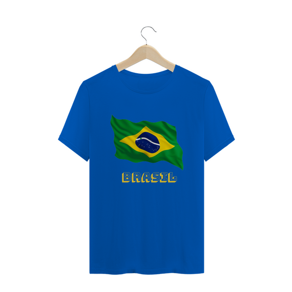 T-Shirt Quality Brasil azul