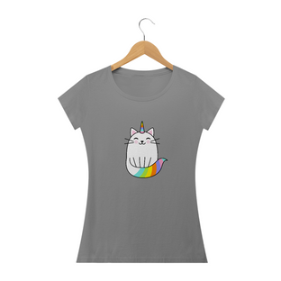 Nome do produtoT-shirt Feminina Cat-Unicórnio