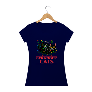 Nome do produtoT-shirt Feminina Stranger Cats