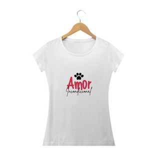 Nome do produtoT-shirt Feminina Amor Incondicional