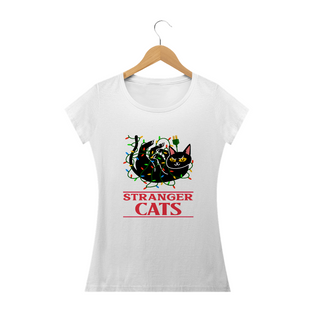 Nome do produtoT-shirt Feminina Stranger Cats