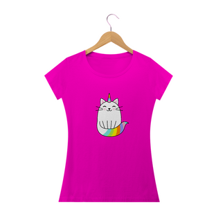 Nome do produtoT-shirt Feminina Cat-Unicórnio
