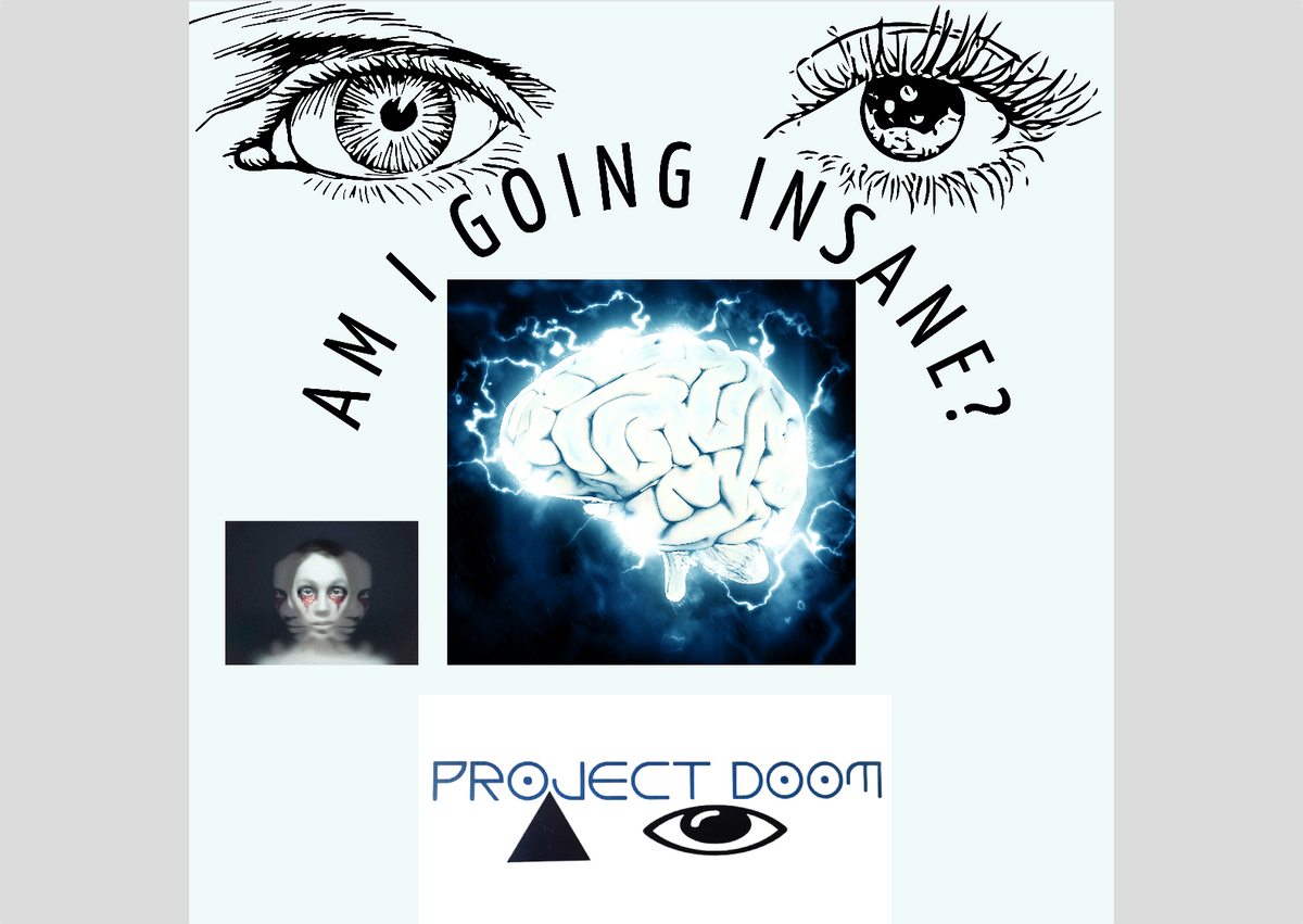 Nome do produto: Poster 1 Project Doom Am I Going Insane
