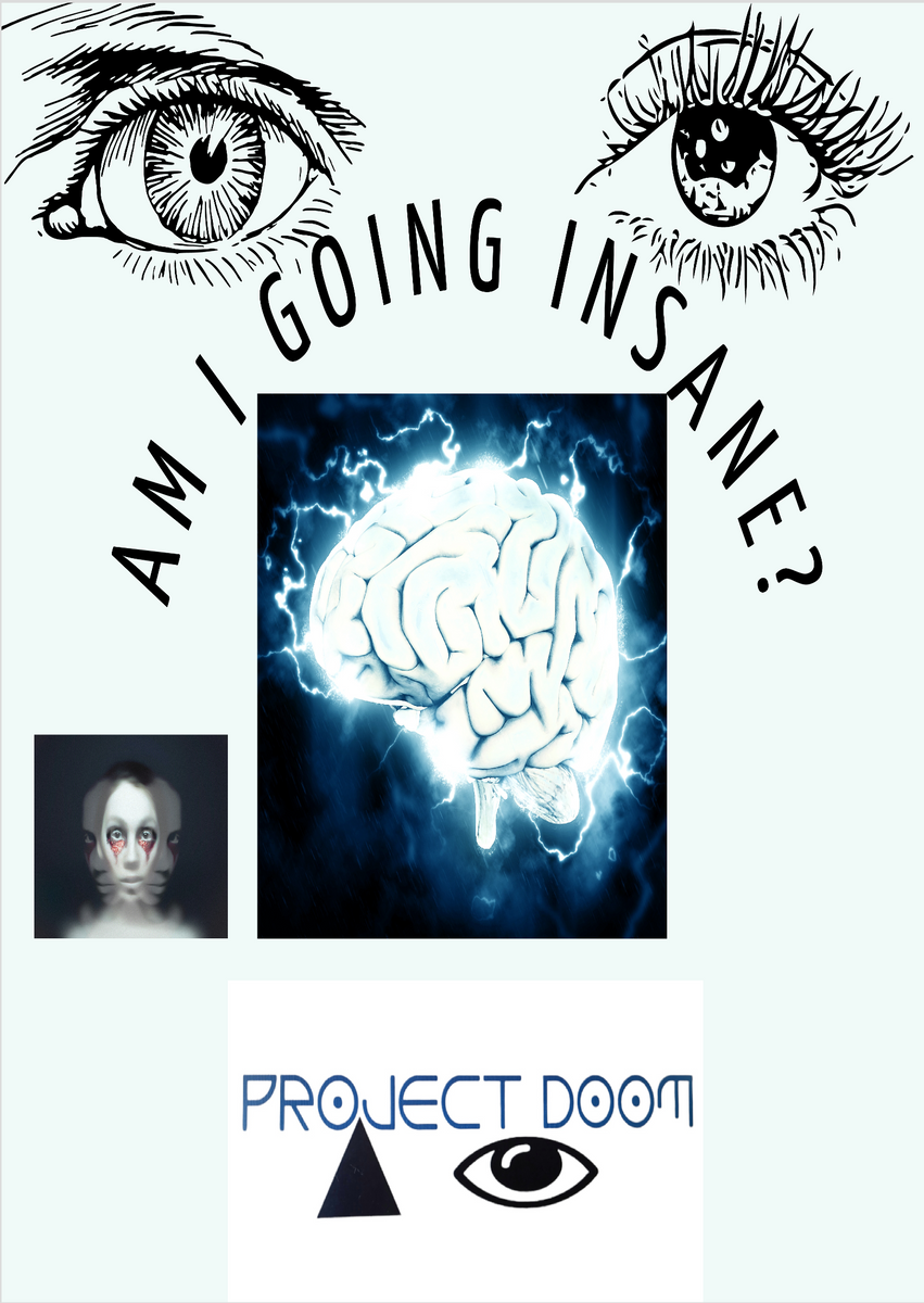 Nome do produto: Poster 2 Project Doom Am I Going Insane