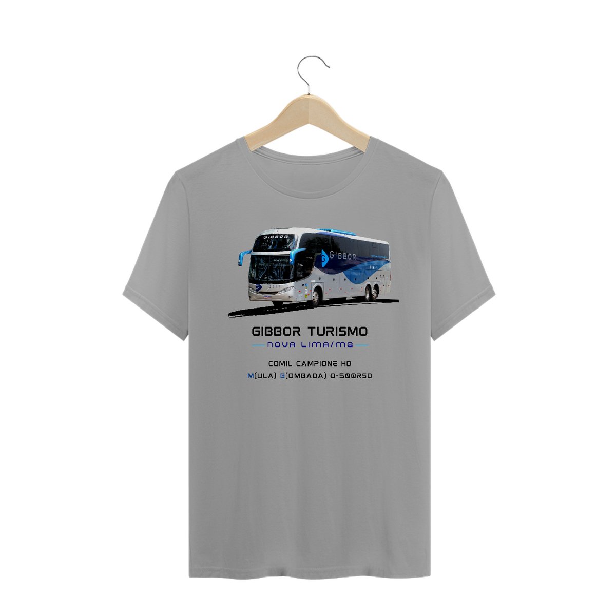 Nome do produto: CAMISETA MASC GIBBOR TURISMO COMIL HD