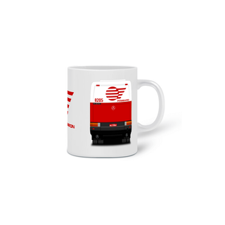 Nome do produtoCaneca Ônibus Pássaro Marron para Motorista de Ônibus - Presente Exclusivo 