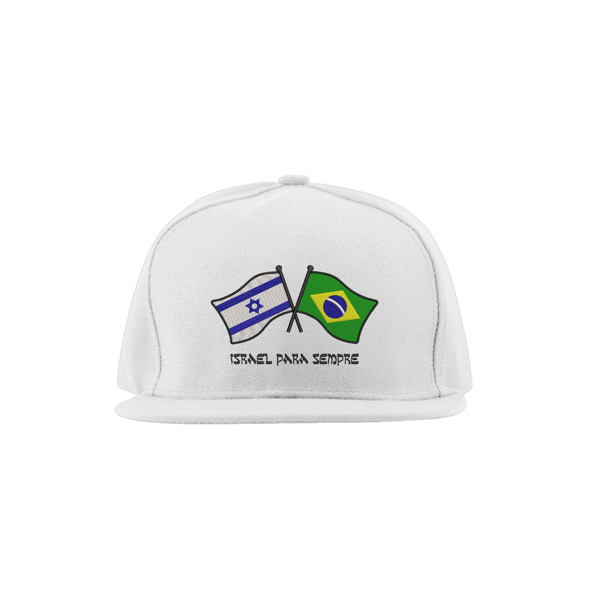 Nome do produto: Boné bandeiras Brasil e Israel 