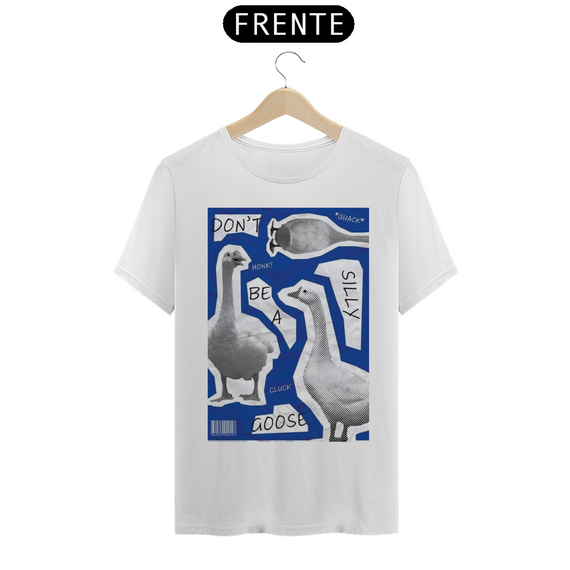 Camiseta Branca - Pôster Pato