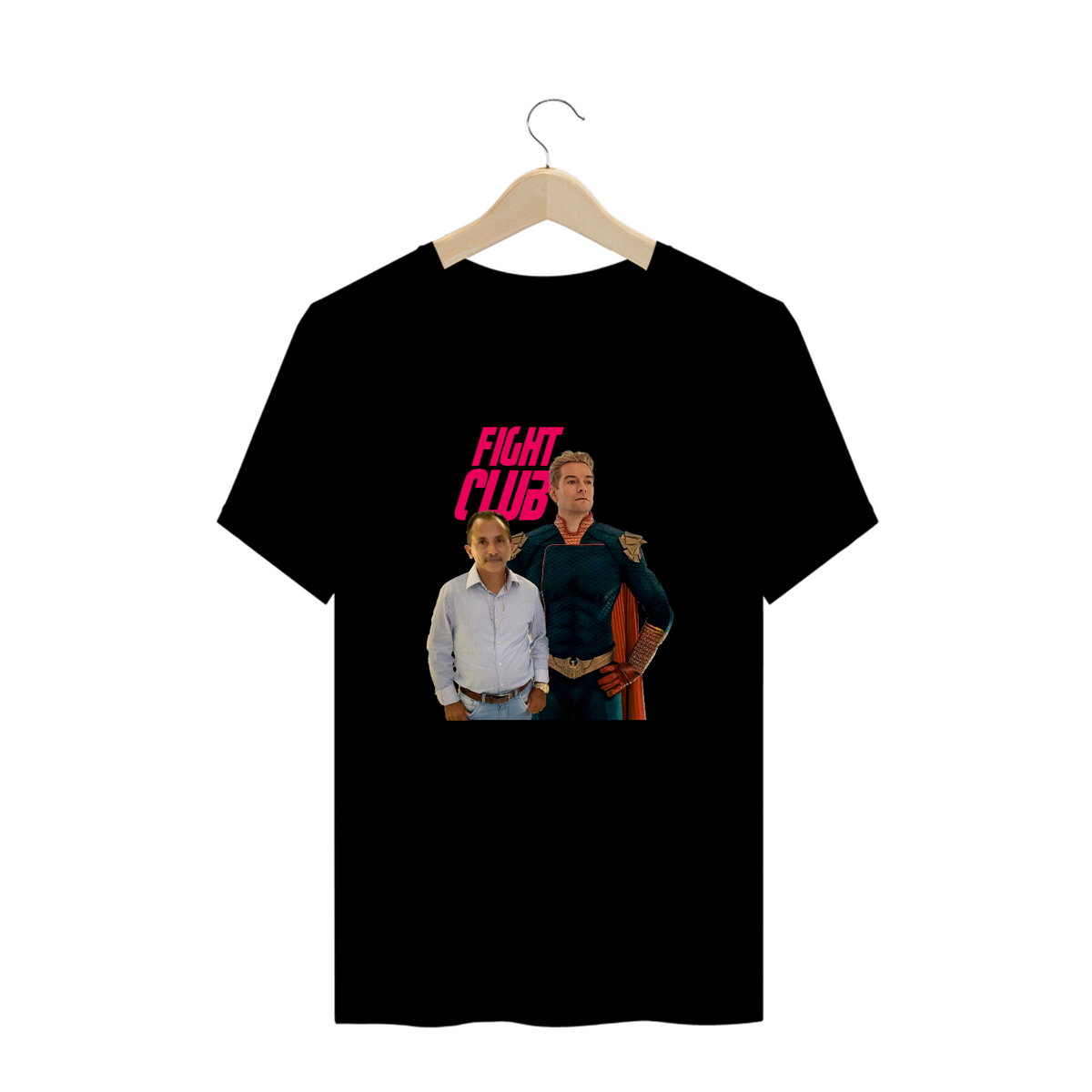 Nome do produto: Camiseta Fight Club Com Manoel Gomes e Homelander