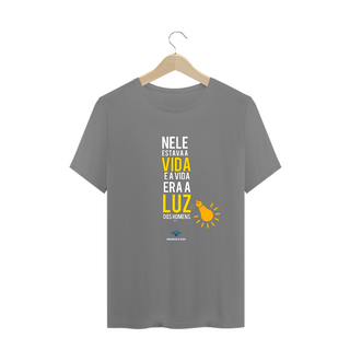 Nome do produtoCamiseta Plus Size Ederson de Oliveira - A Luz dos Homens