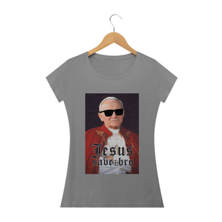 Nome do produtoCamiseta Feminina Felipe D'Aloia - Jesus Save Bro