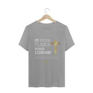 Nome do produtoCamiseta Masculina Max Caleb - Em Teus planos posso confiar