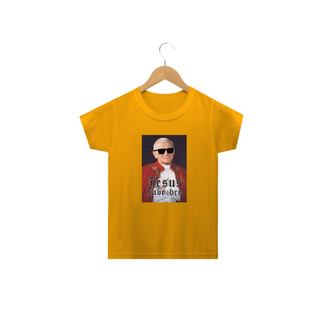 Nome do produtoCamiseta Infantil Felipe D'Aloia - Jesus Save Bro