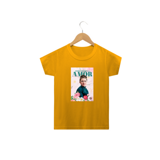 Nome do produtoCamiseta Infantil Felipe D'Aloia - Minha Vocação é o Amor