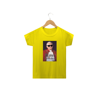 Nome do produtoCamiseta Infantil Felipe D'Aloia - Jesus Save Bro