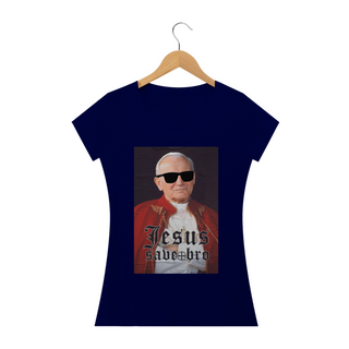 Nome do produtoCamiseta Feminina Felipe D'Aloia - Jesus Save Bro