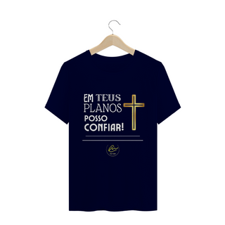 Nome do produtoCamiseta Masculina Max Caleb - Em Teus planos posso confiar