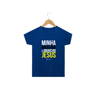 Nome do produtoCamiseta Infantil Phelippe Luz - Minha Missão 2