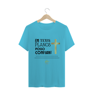 Nome do produtoCamiseta Masculina Max Caleb - Em Teus planos posso confiar