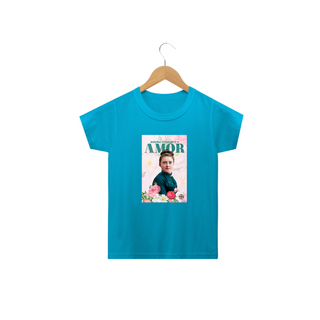 Nome do produtoCamiseta Infantil Felipe D'Aloia - Minha Vocação é o Amor