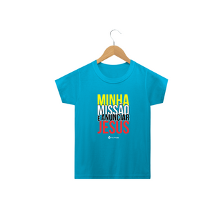 Nome do produtoCamiseta Infantil Phelippe Luz - Minha Missão