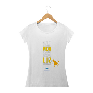 Nome do produtoCamiseta Feminina Ederson de Oliveira - A Luz dos Homens