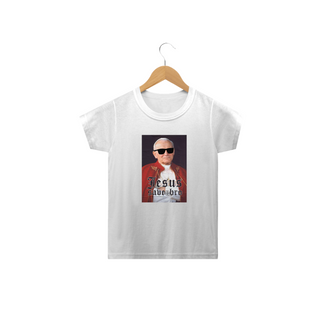 Nome do produtoCamiseta Infantil Felipe D'Aloia - Jesus Save Bro