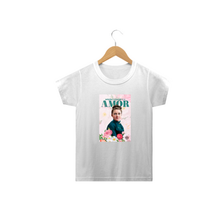 Nome do produtoCamiseta Infantil Felipe D'Aloia - Minha Vocação é o Amor