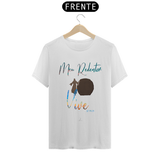 Nome do produtoCamiseta Masculina Claudia Bastos - Meu Redentor Vive