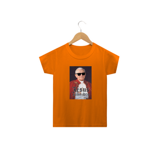 Nome do produtoCamiseta Infantil Felipe D'Aloia - Jesus Save Bro