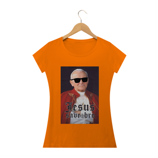 Nome do produtoCamiseta Feminina Felipe D'Aloia - Jesus Save Bro