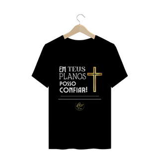 Nome do produtoCamiseta Masculina Max Caleb - Em Teus planos posso confiar