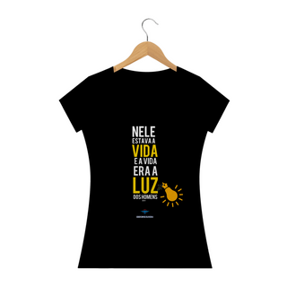 Nome do produtoCamiseta Feminina Ederson de Oliveira - A Luz dos Homens