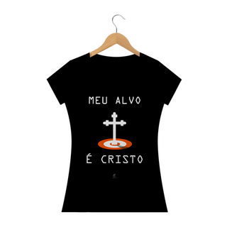 Nome do produtoCamiseta Feminina Claudia Bastos - Meu Alvo